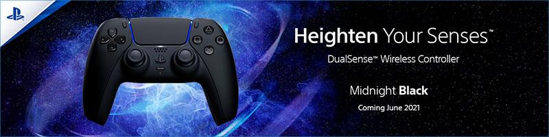 PS5 PlayStation 5 DualSense Wireless Controller Midnight Black