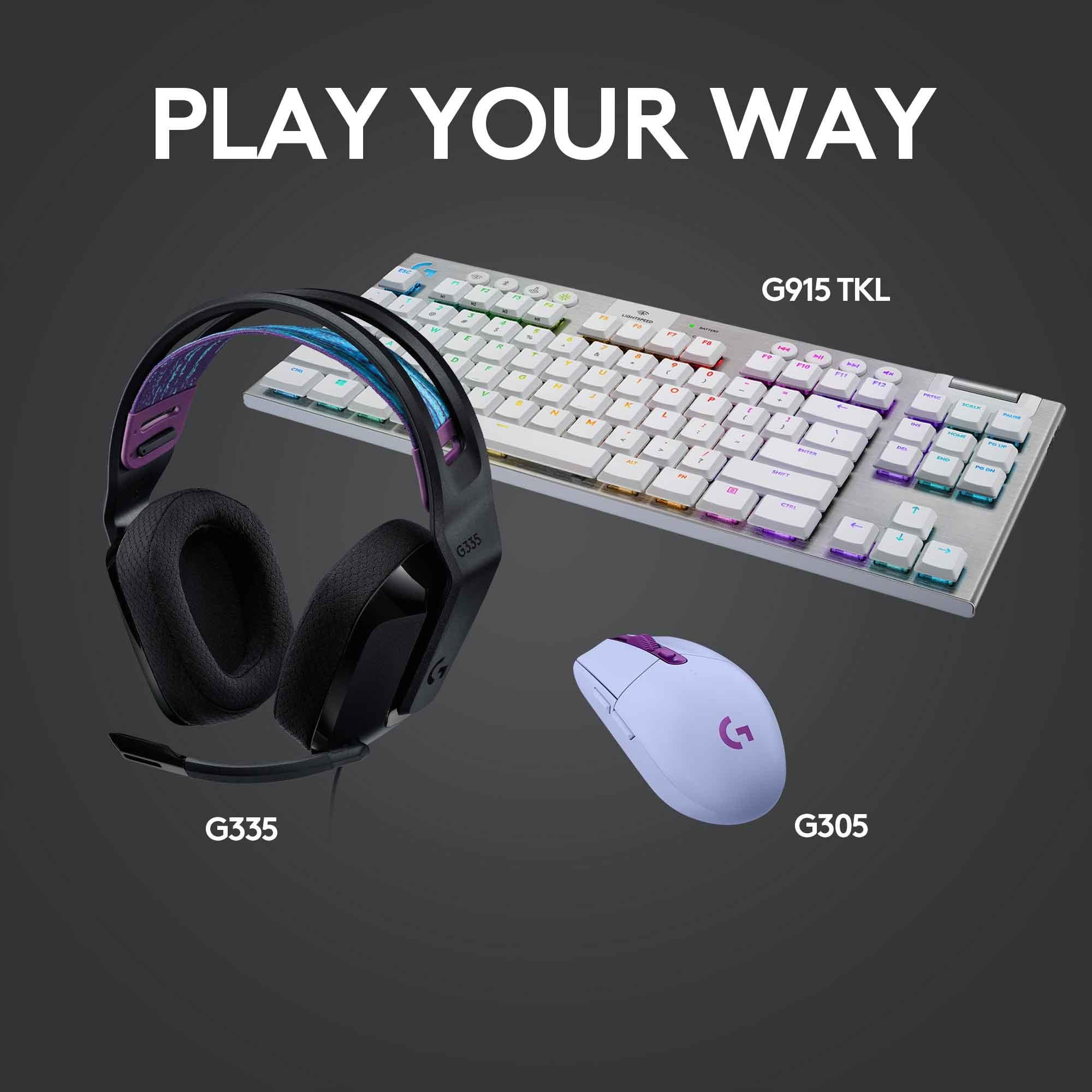 Logitech G335 Wired Gaming Headset (Black)