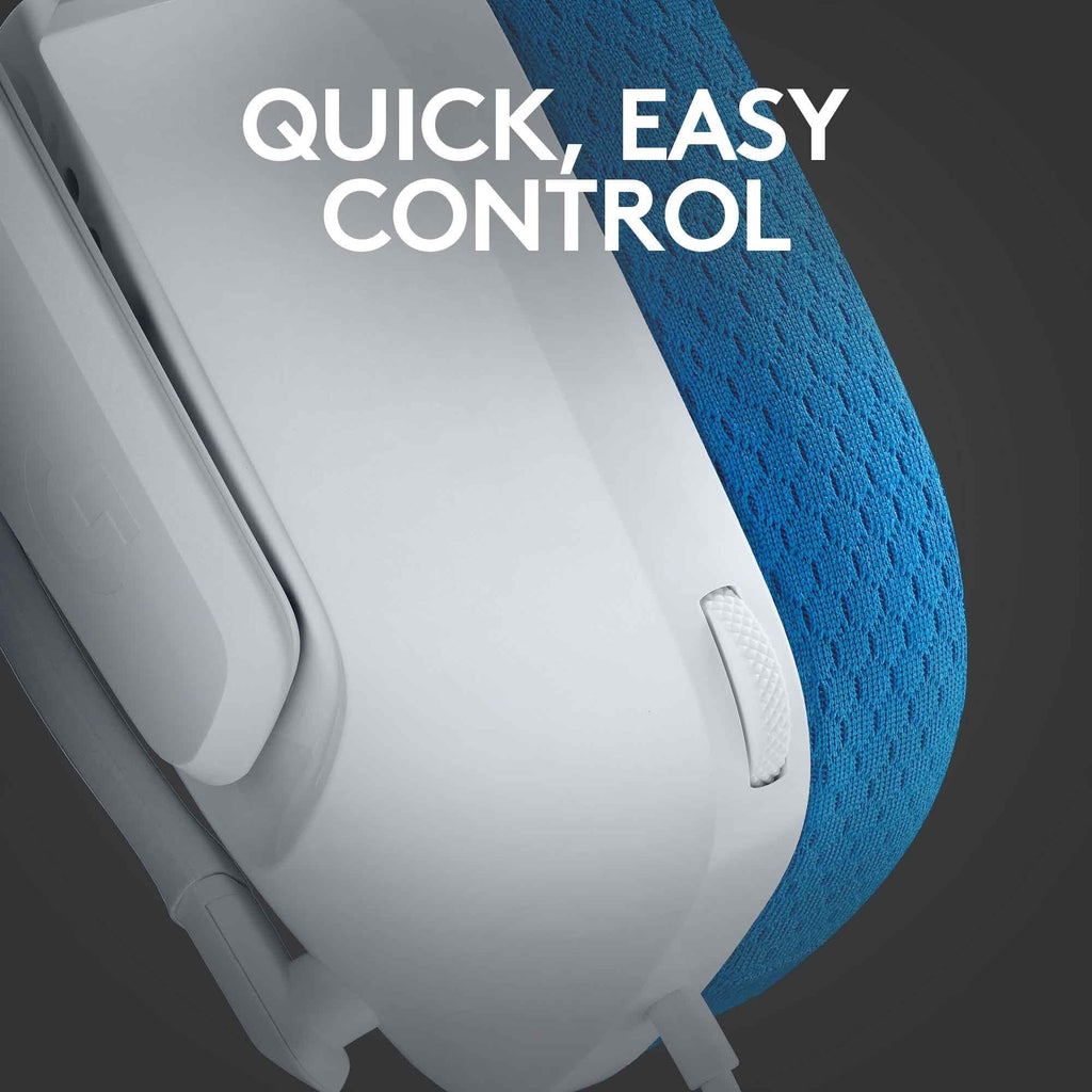 Logitech G335 Wired Gaming Headset (White)