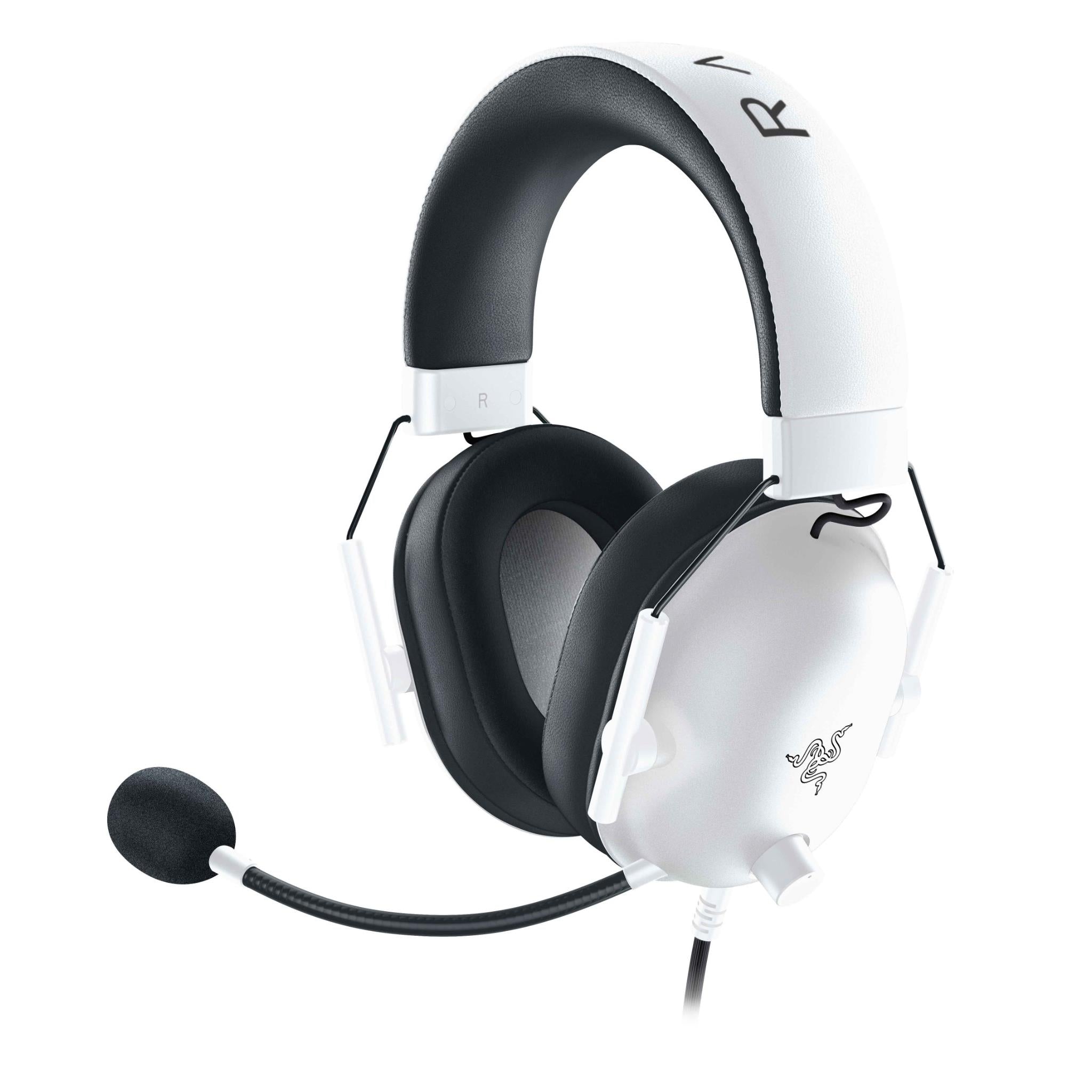 Razer BlackShark V2 X Wired Gaming Headset (White Edition)