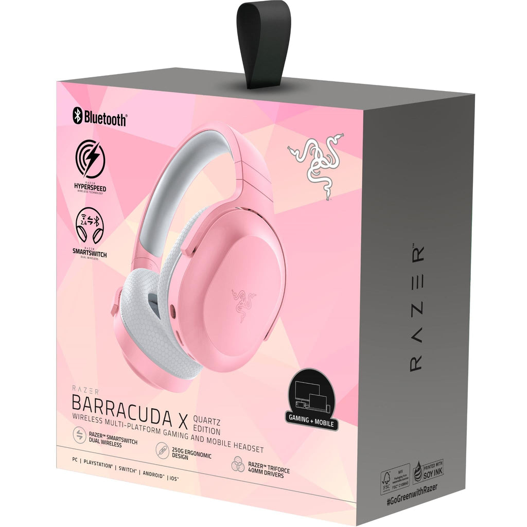 Razer Barracuda X Wireless Multi-Platform Gaming and Mobile Headset (Quartz Pink)