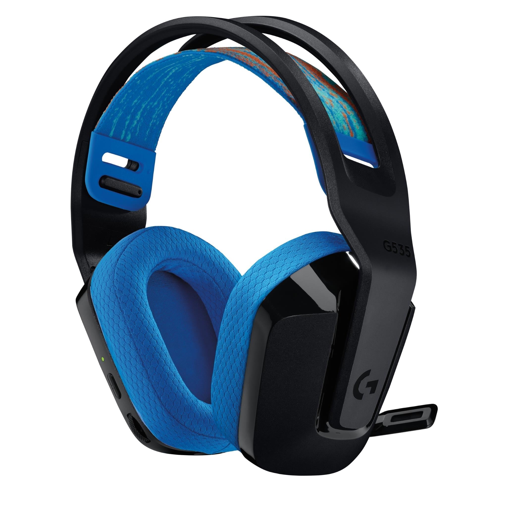 Logitech G G535 LIGHTSPEED Wireless Gaming Headset for PlayStation 5 (Black/Blue)