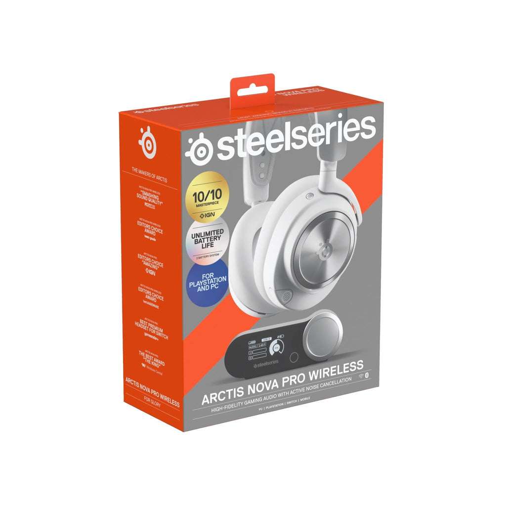 SteelSeries Arctis Nova Pro Wireless Gaming Headset (White)