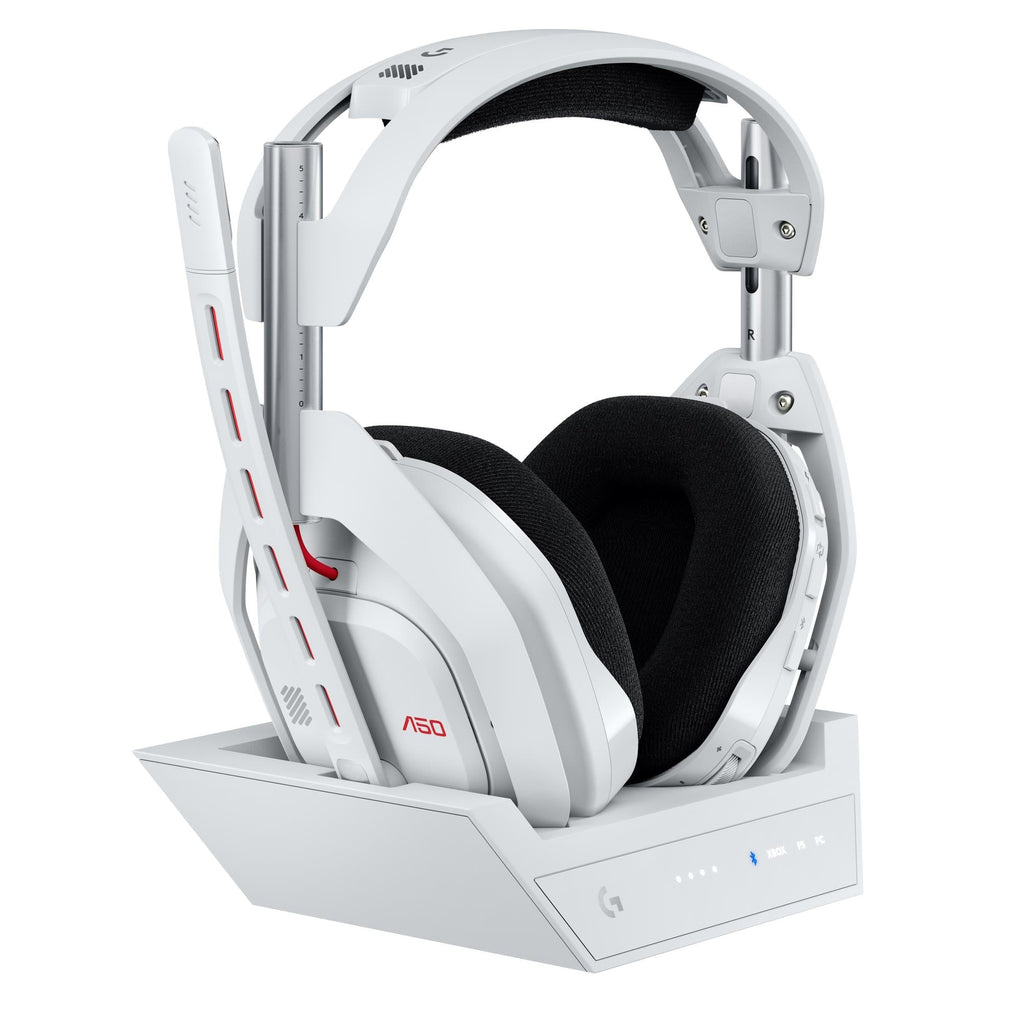 Logitech G Astro A50 LIGHTSPEED Wireless Gaming Headset + Base Station (White)