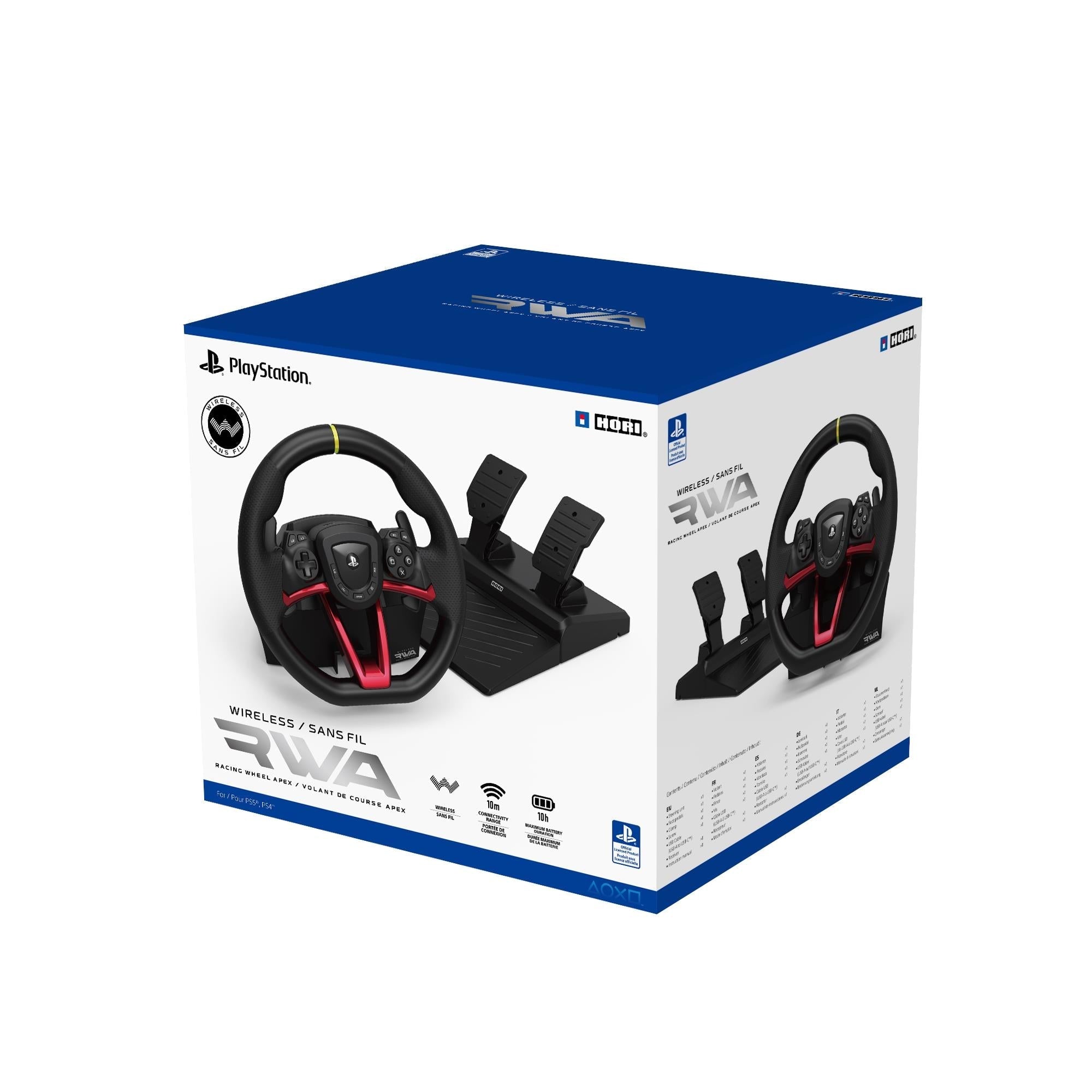 HORI Wireless Racing Wheel APEX for PlayStation 5