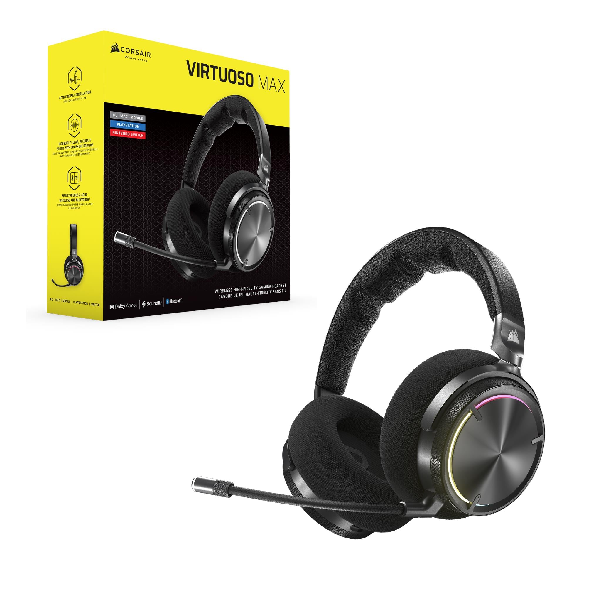Corsair VIRTUOSO MAX Wirless Gaming Headset (Carbon)