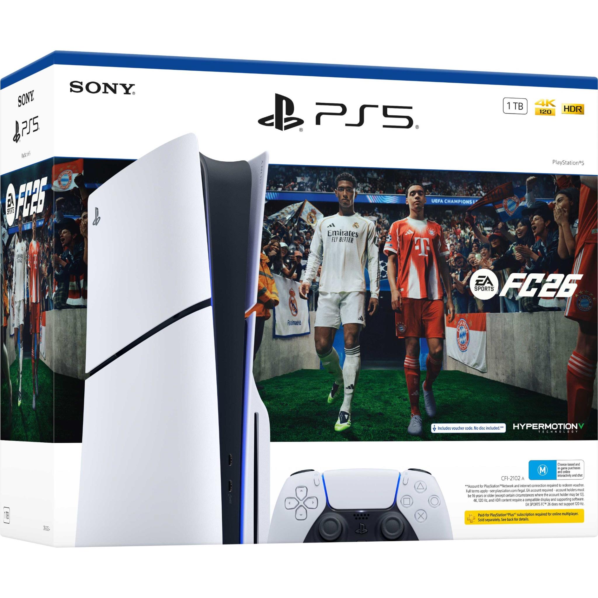 PS5 PlayStation 5 Console 1TB EA SPORTS FC 26 Bundle